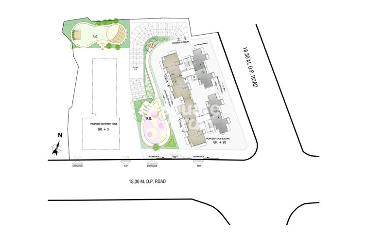 Rustomjee Meridian Master Plan Image