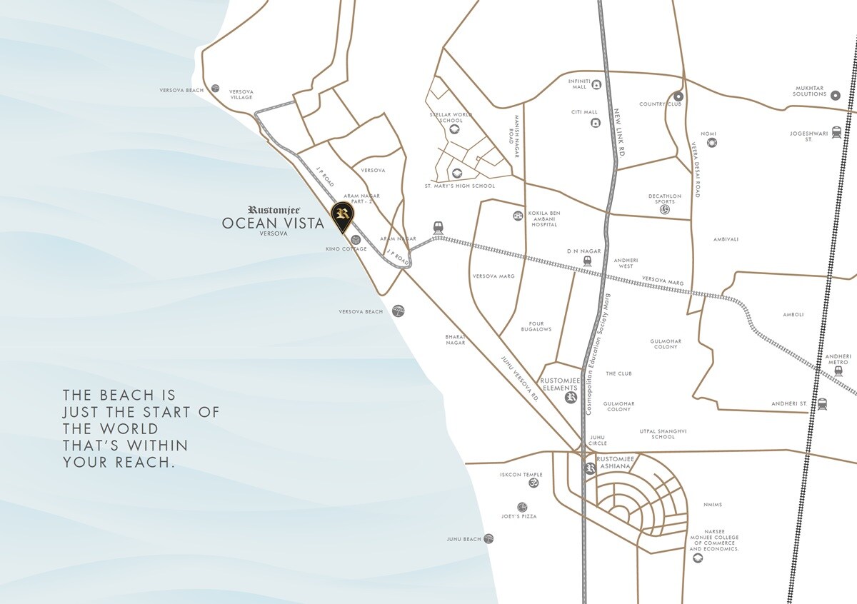 Rustomjee Ocean Vista Location Image