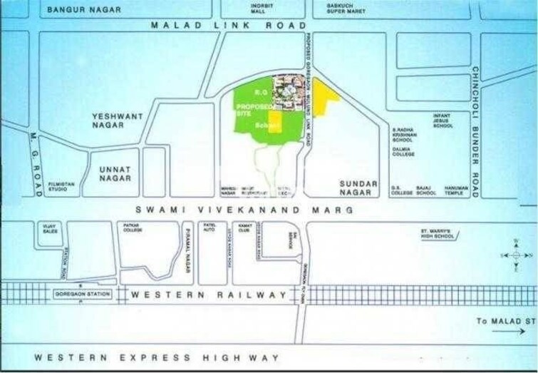 Rustomjee OZone Location Image