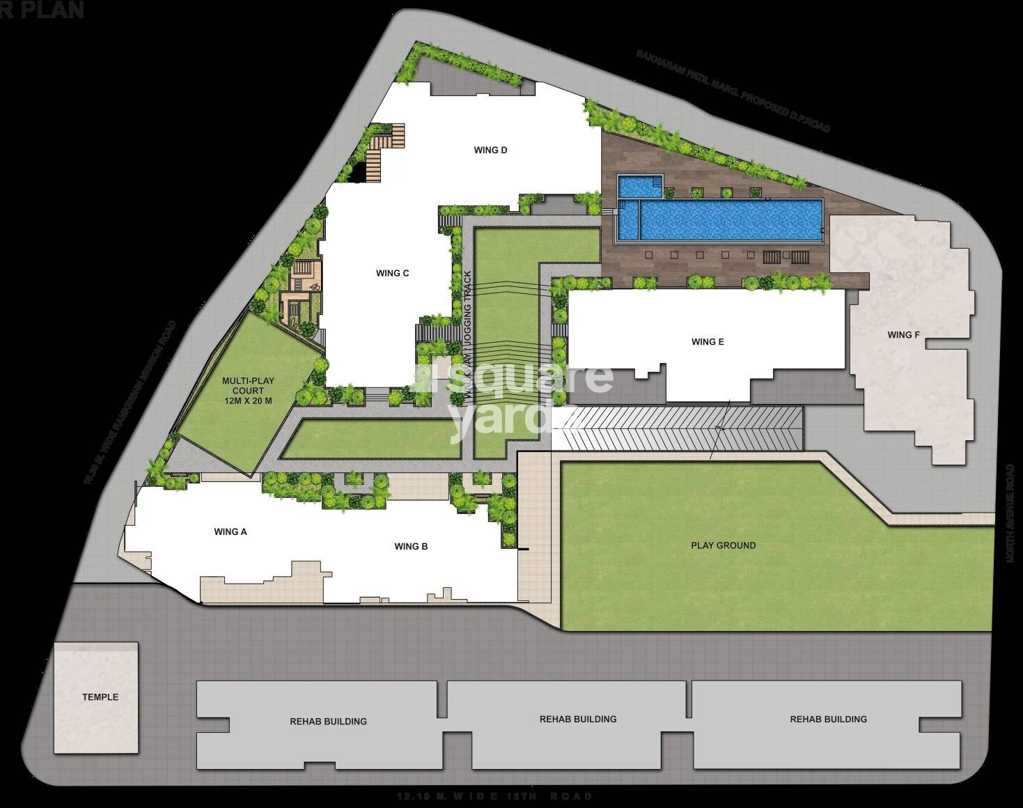Rustomjee Paramount F Wing Master Plan 1