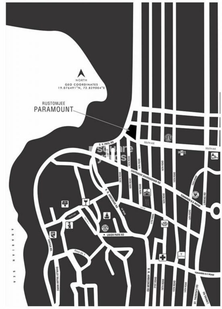 Rustomjee Paramount Location Image