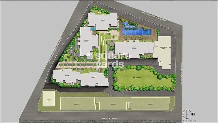 Rustomjee Paramount Master Plan Image