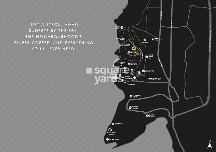 Rustomjee Parishram Location Image