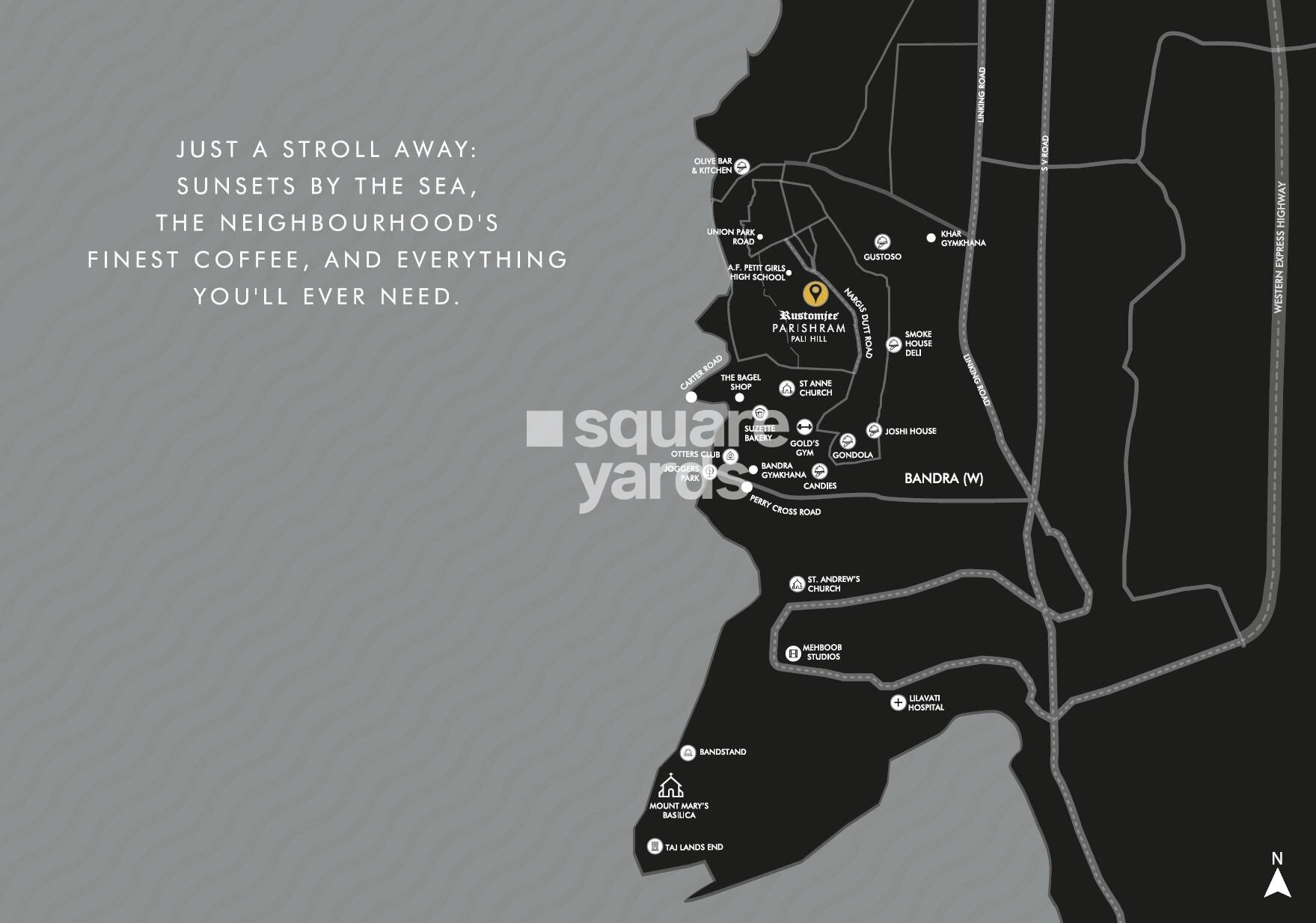 Rustomjee Parishram Location Image