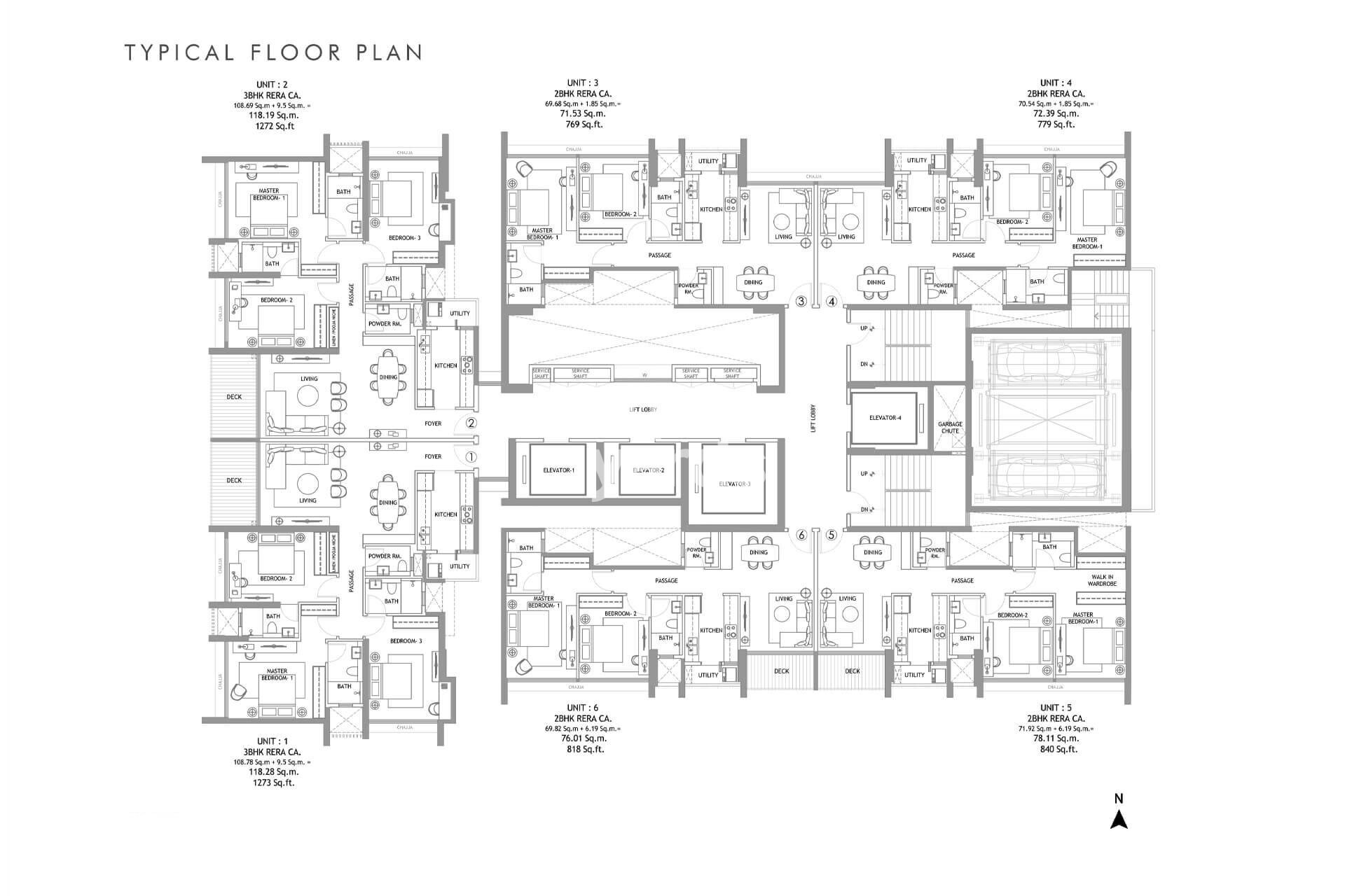 Rustomjee Reserve Floor Plans