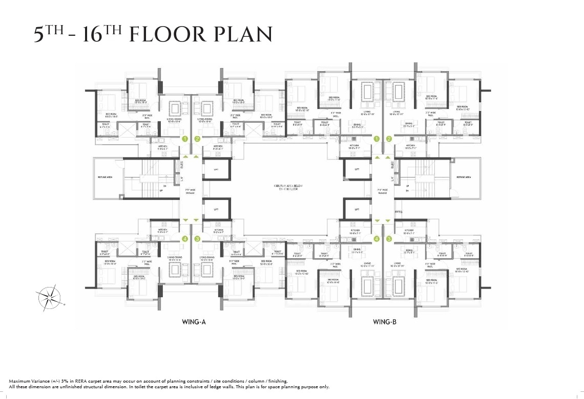 Rustomjee Stella in Bandra East, Mumbai @ 2.62 Cr - Floor Plans ...