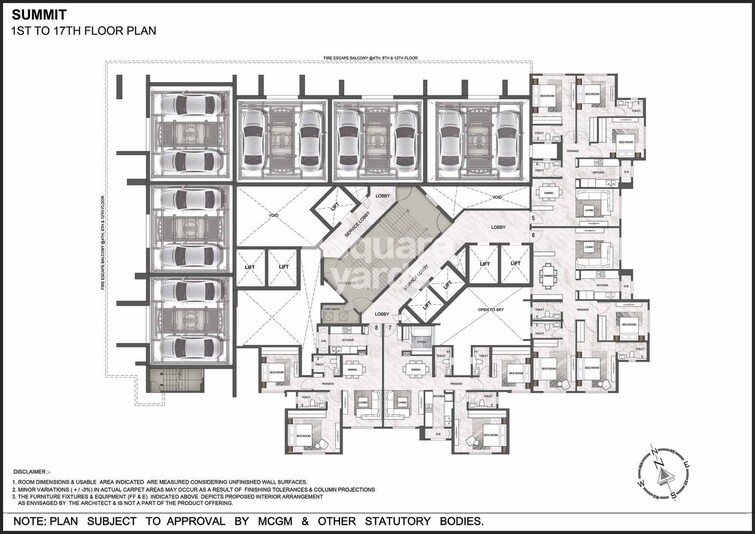 Rustomjee Summit Floor Plans 1
