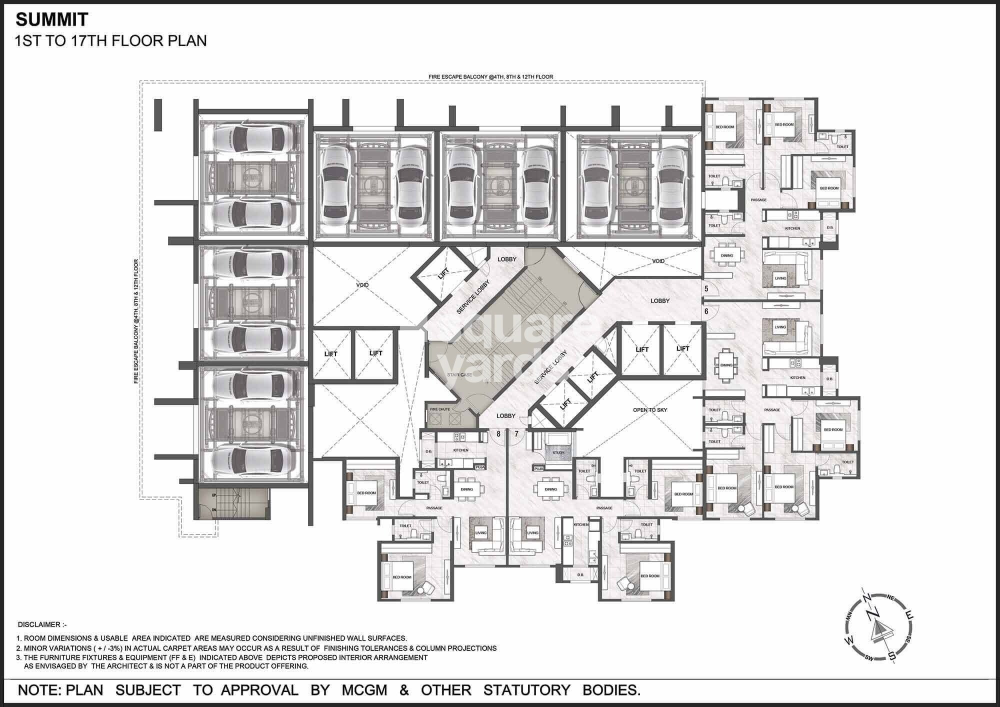 Rustomjee Summit Floor Plans 1