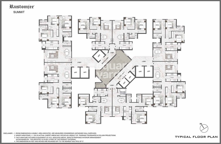 Rustomjee Summit Floor Plans 2