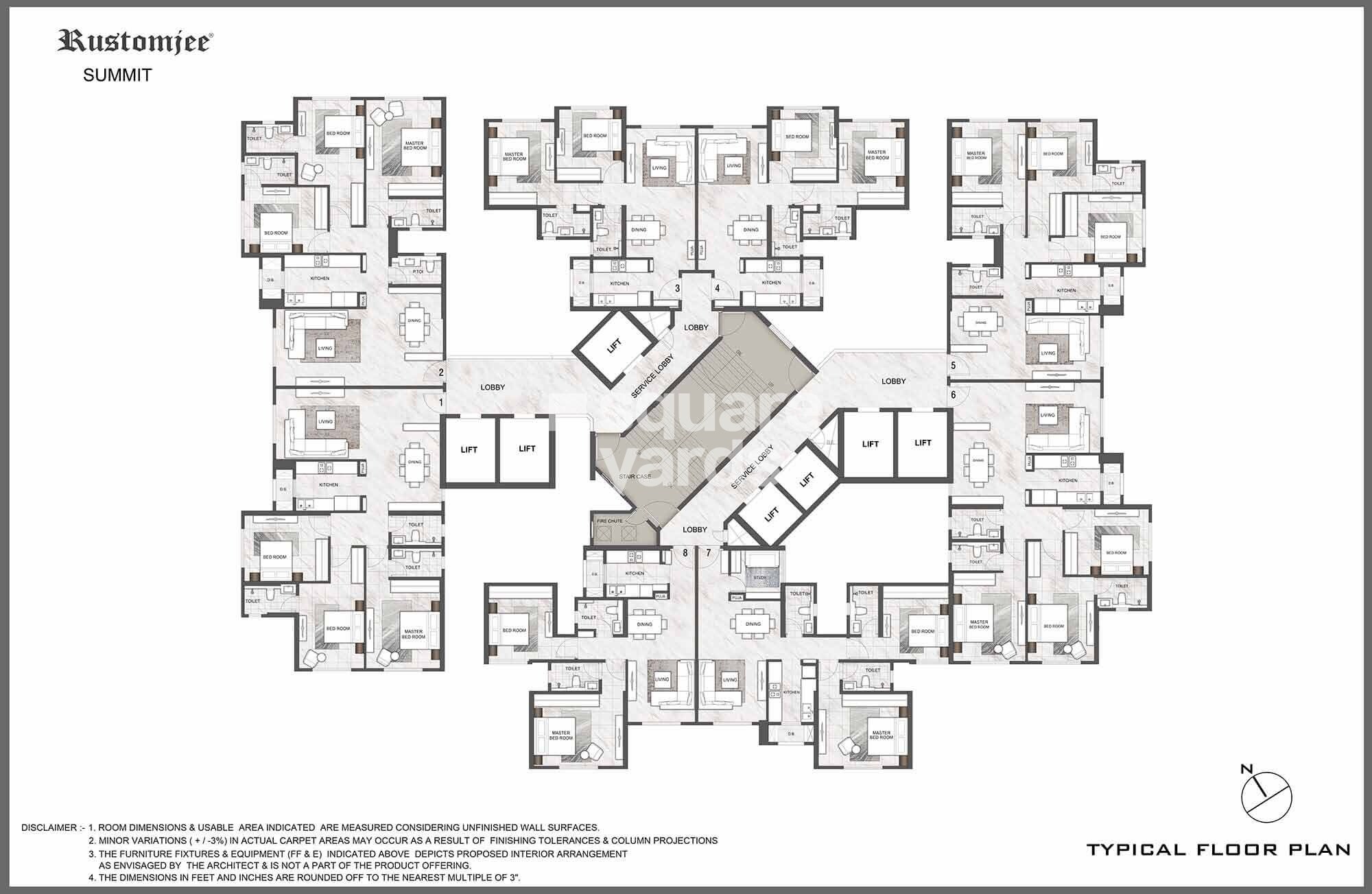 Rustomjee Summit Floor Plans 2