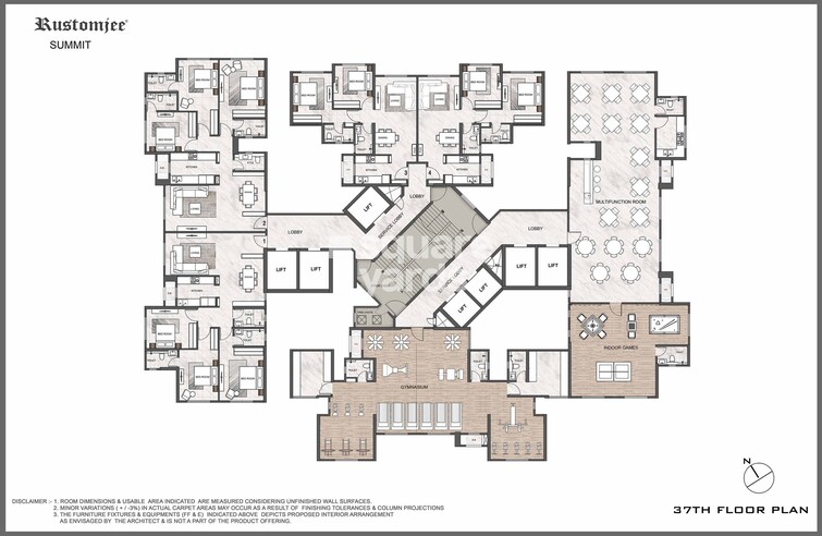 Rustomjee Summit Floor Plans 3