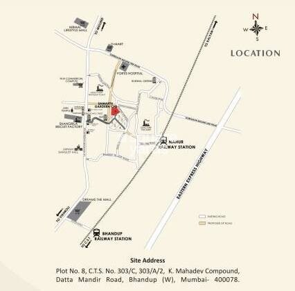 S A Samarth Garden Wings F And G Location Image