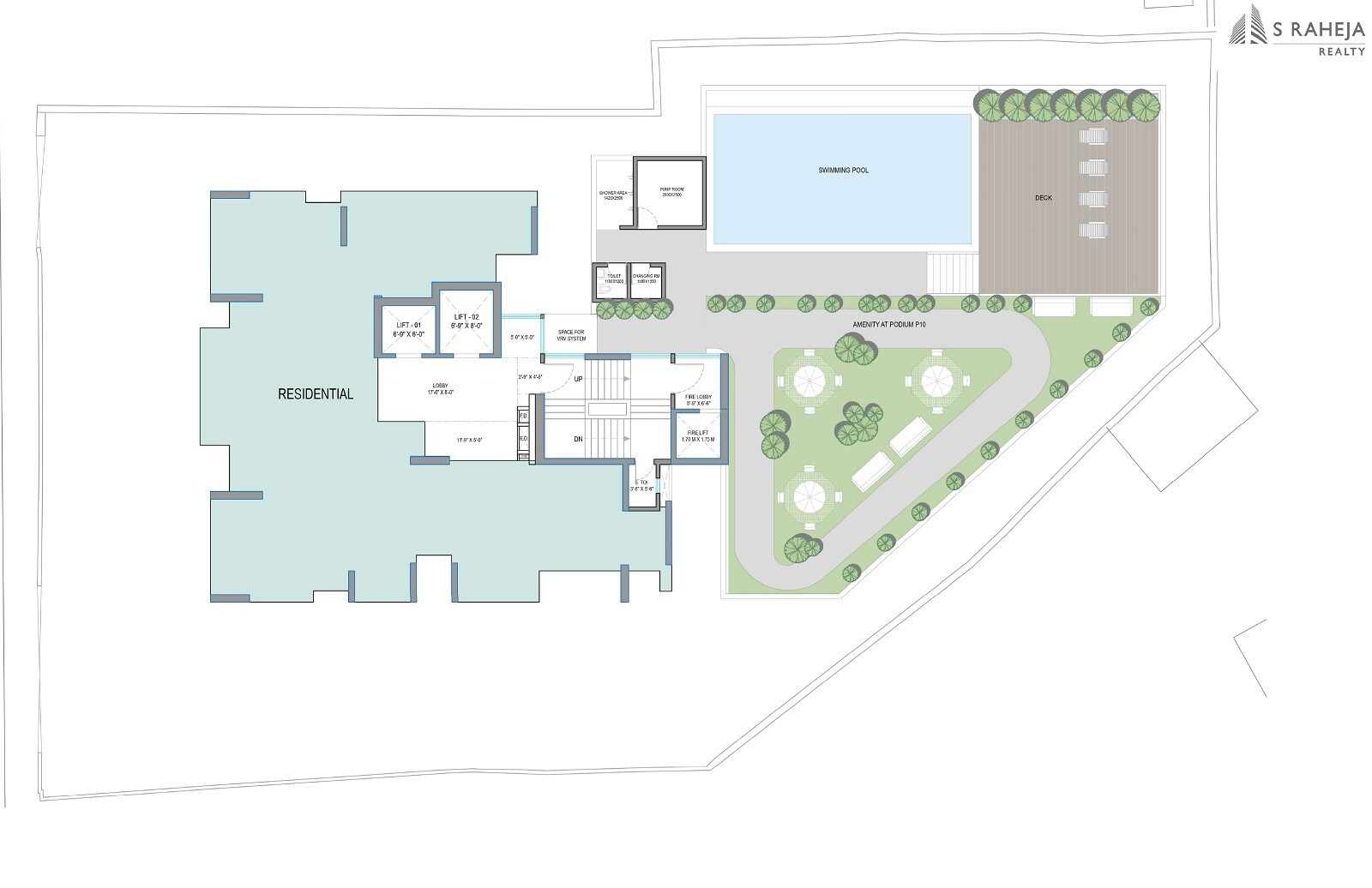 S Raheja Avisa Master Plan Image
