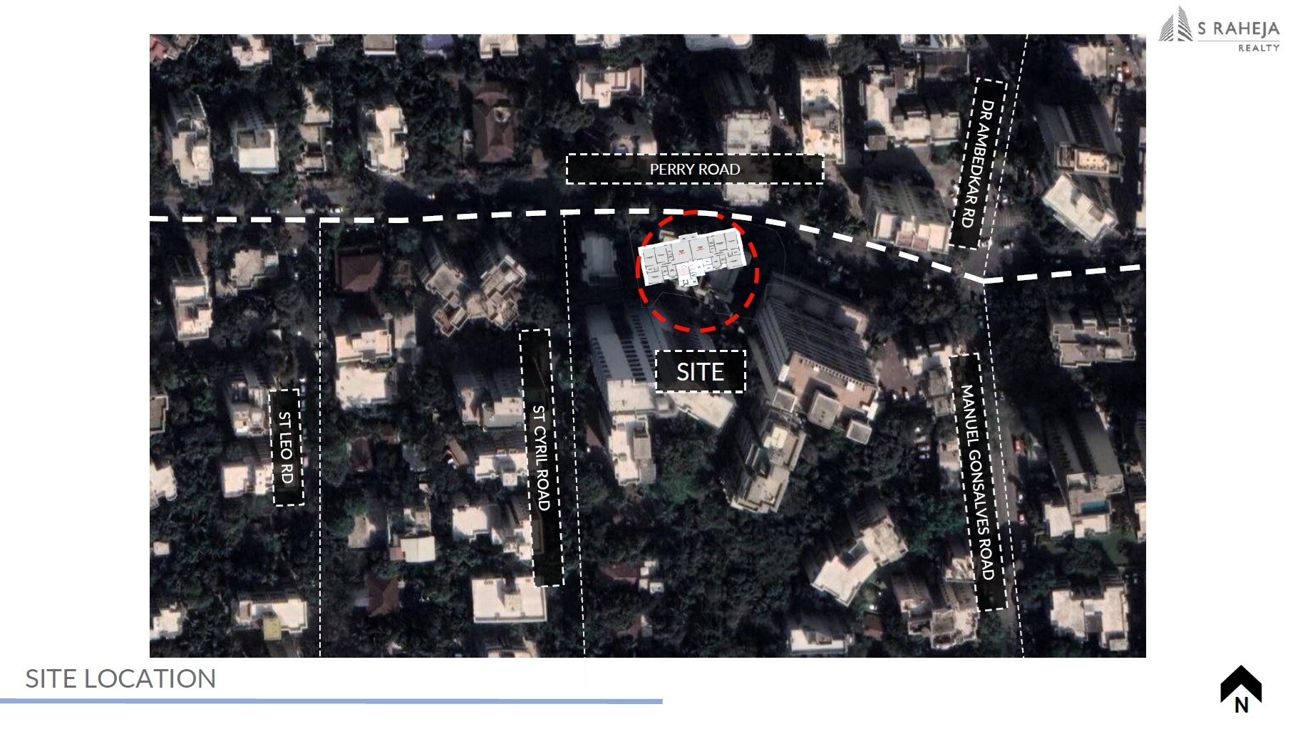 S Raheja Evergreen Location Image