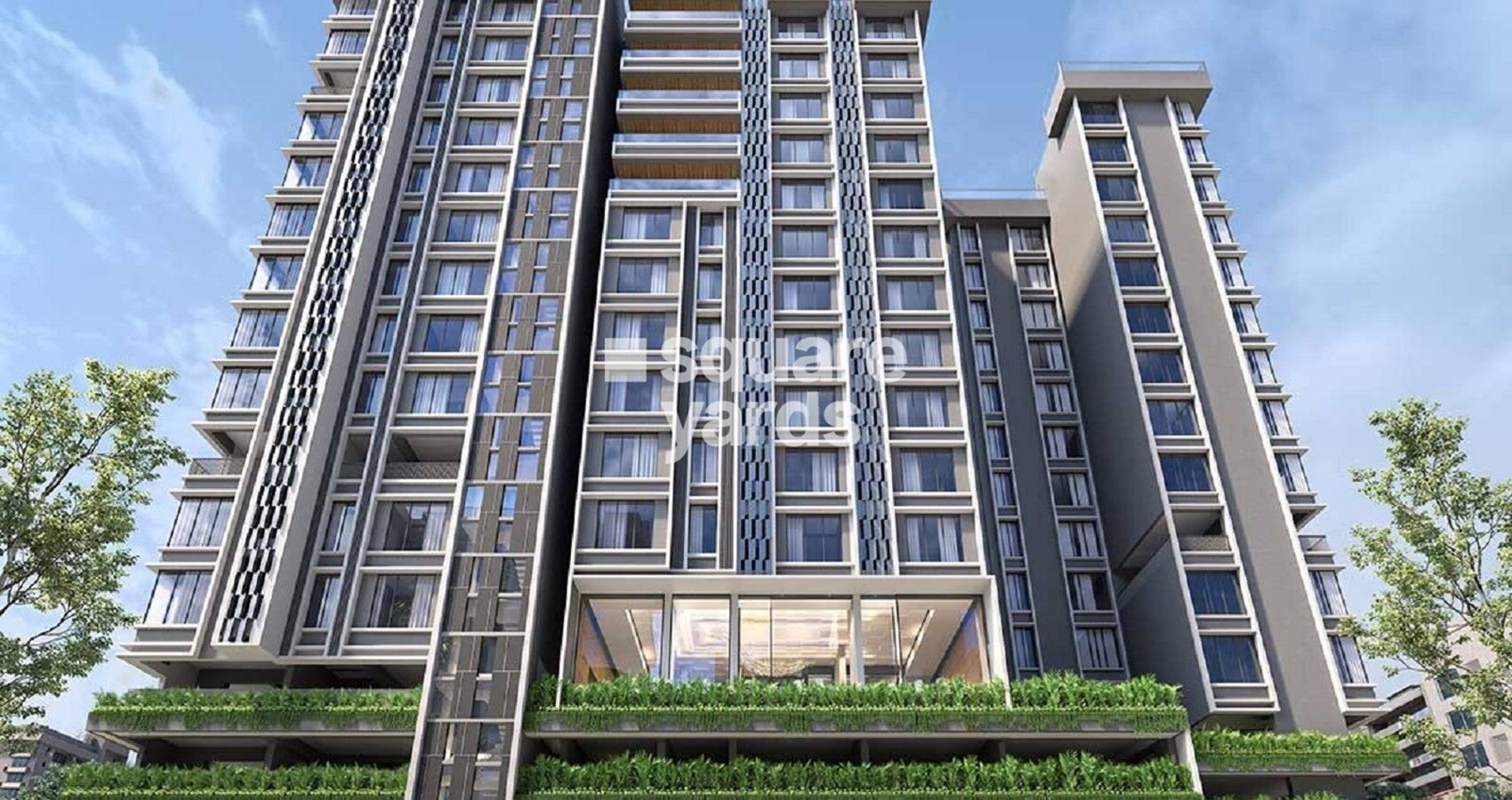 S Raheja New Light Apartment Exteriors