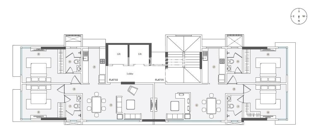 S Raheja Z 16 Floor Plans
