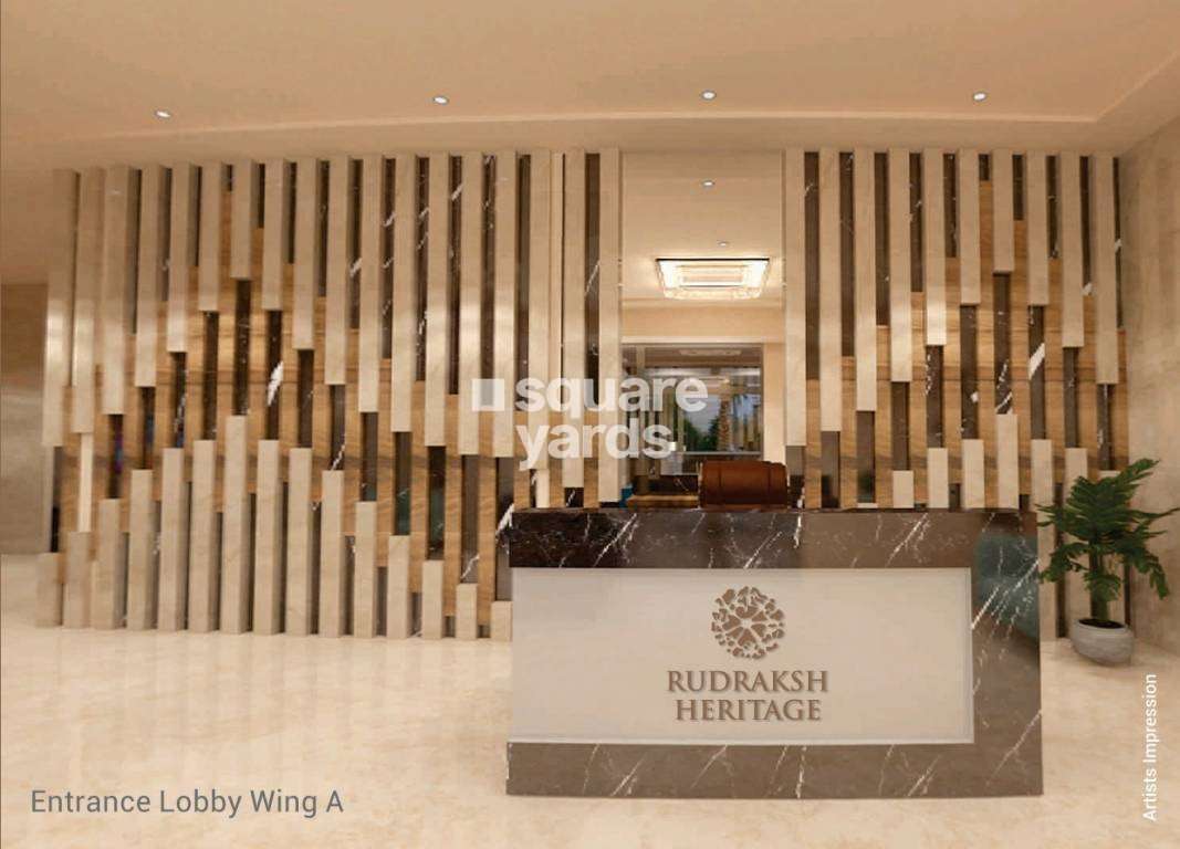s square rudraksh heritage wing a and b project lift lobby image1
