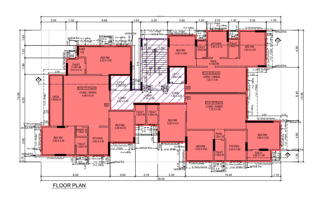 SA Sai Siddhi Residency Floor Plans
