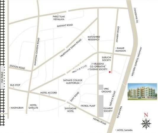 Saaga Nav Sarvodaya CHS LTD Location Image