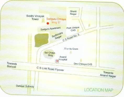Sadguru Chhaya CHS Location Image