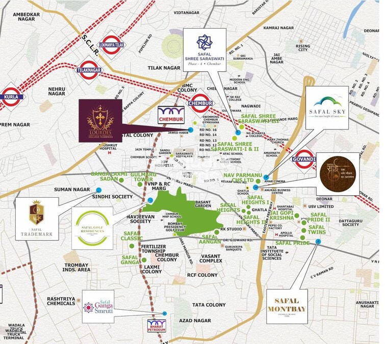 Safal Golf Residences Location Image