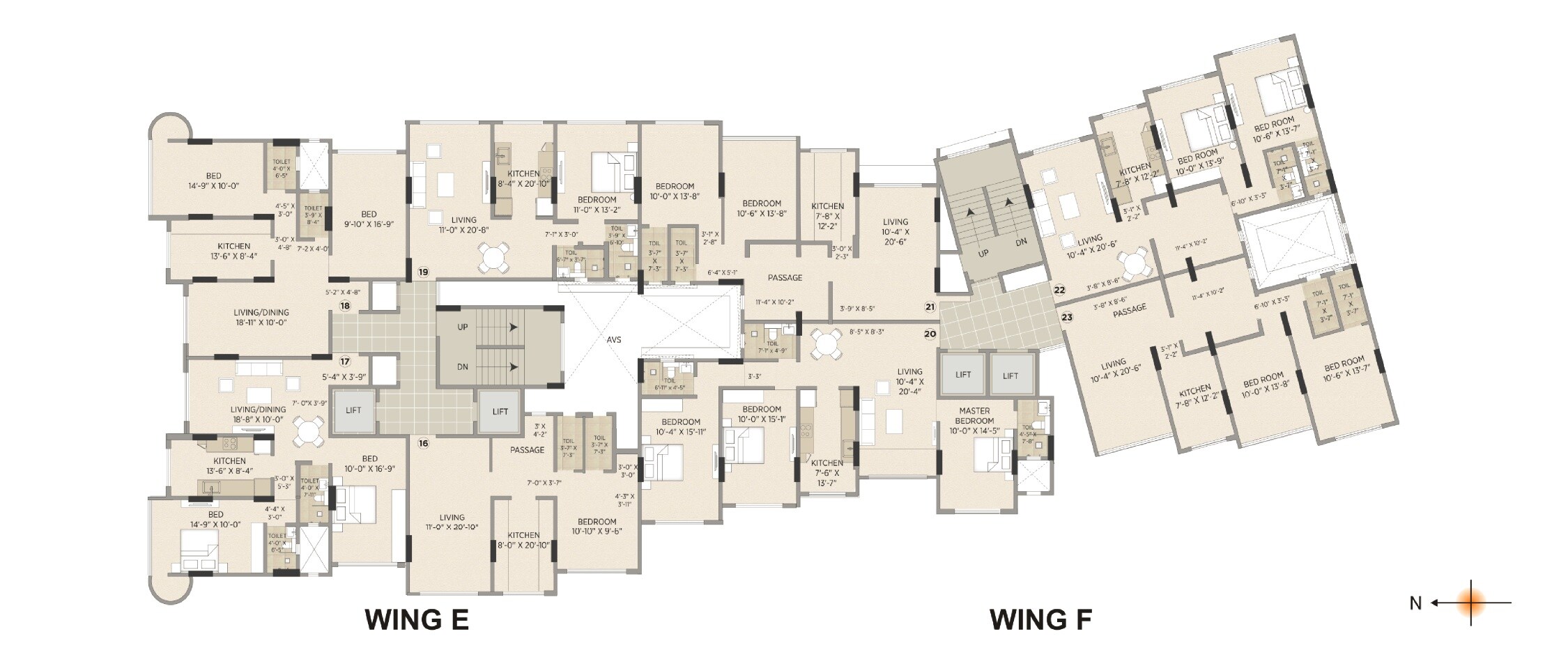 Sagar Avenue Phase 2 Floor Plans