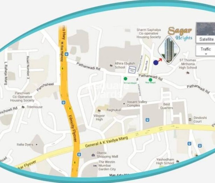 Sagar Heights Andheri East Location Image
