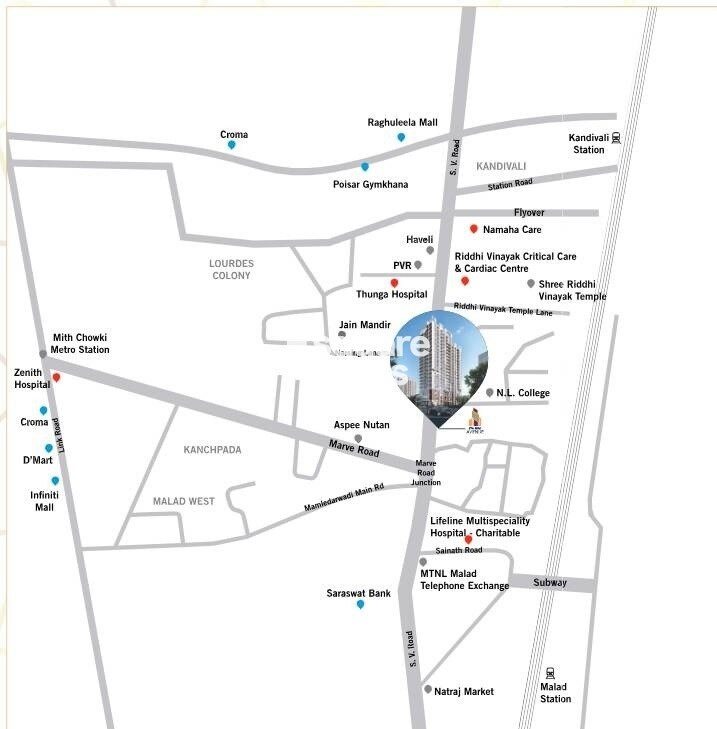 Sahakar Avenue Location Image