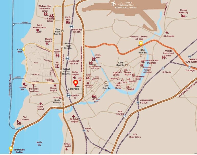 Sahakar Excel Acropolis Location Image