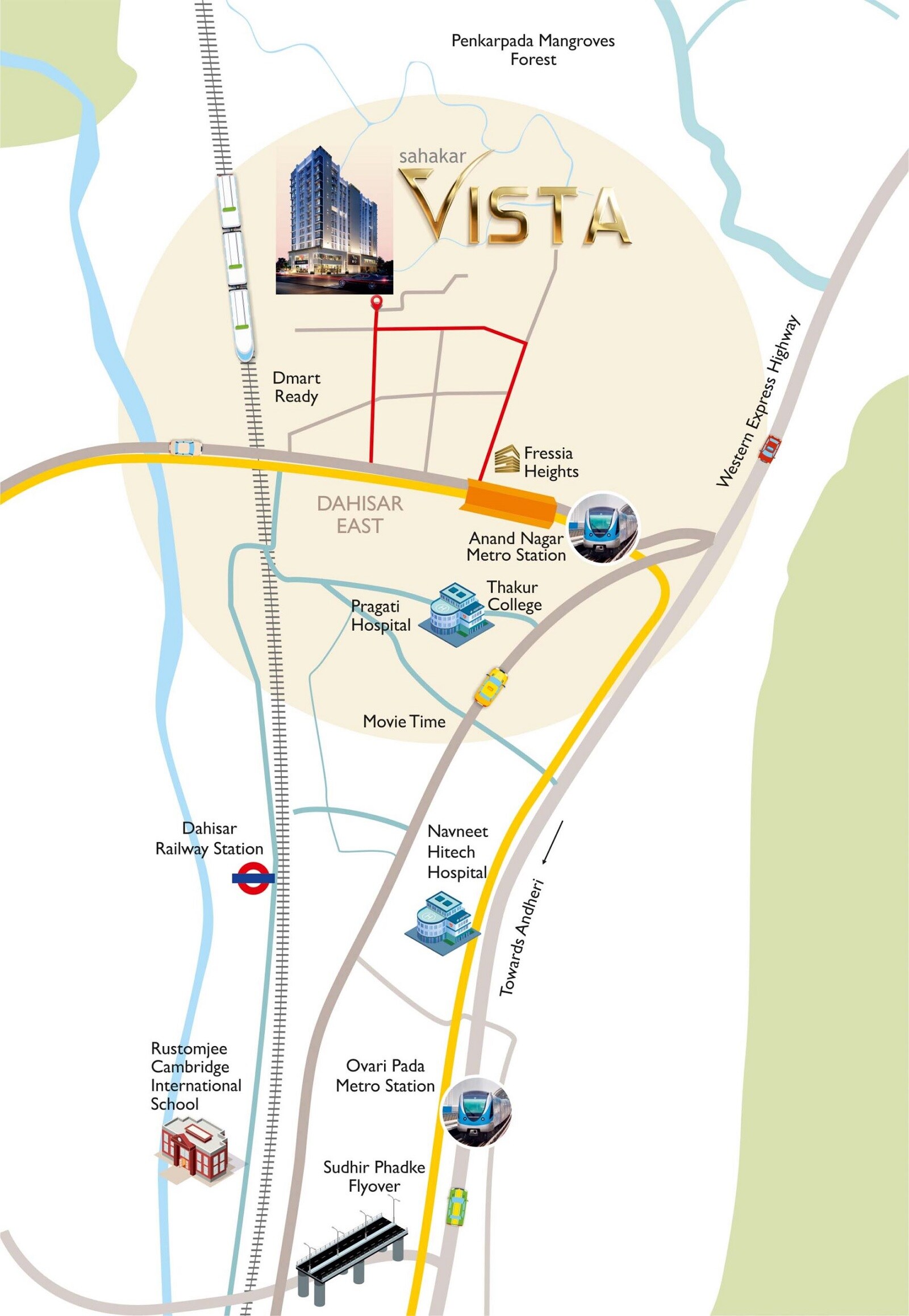 Sahakar Vista Location Image