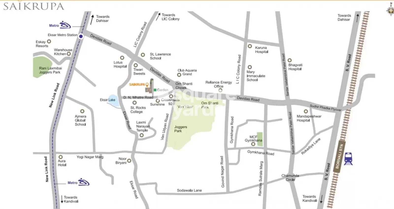 Sai Krupa CHS Borivalli Location Image