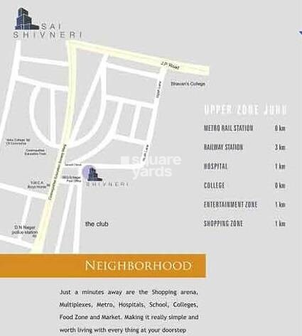 Sai Shivneri Apartment Location Image