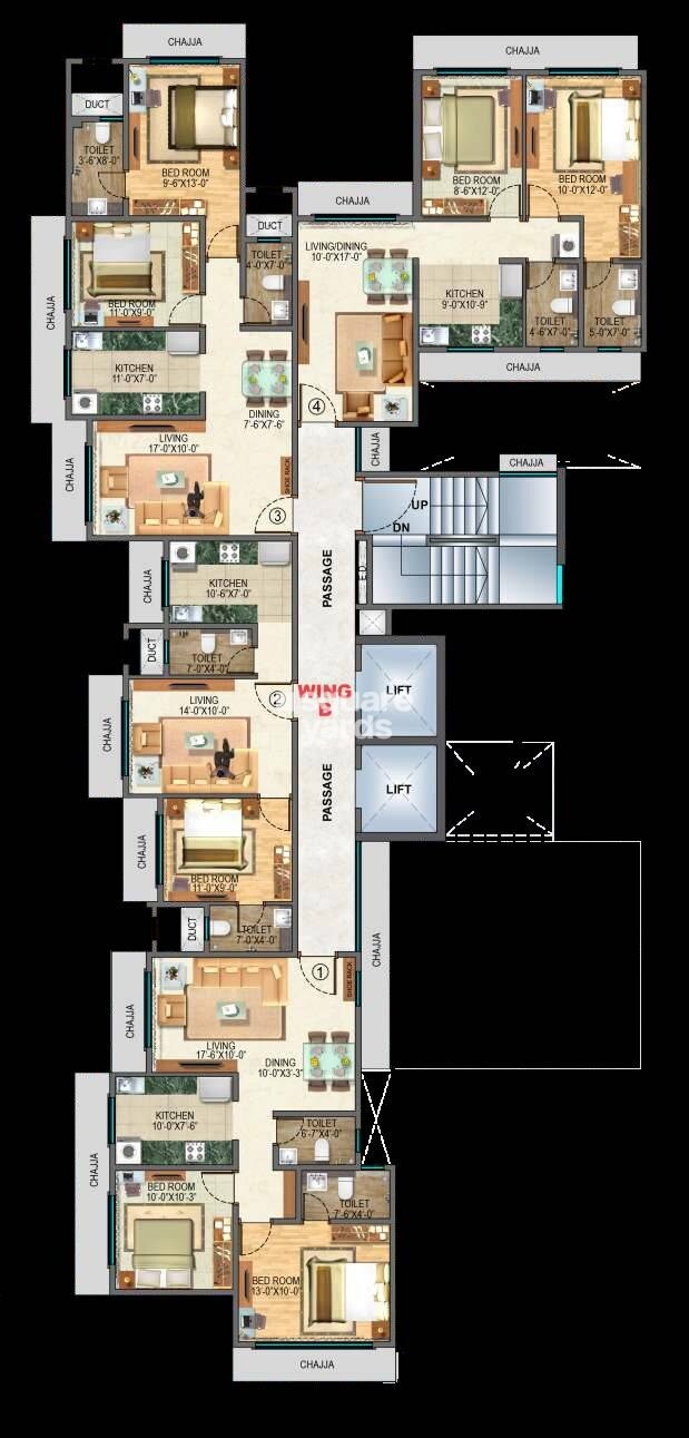 Samar Heights Floor Plans
