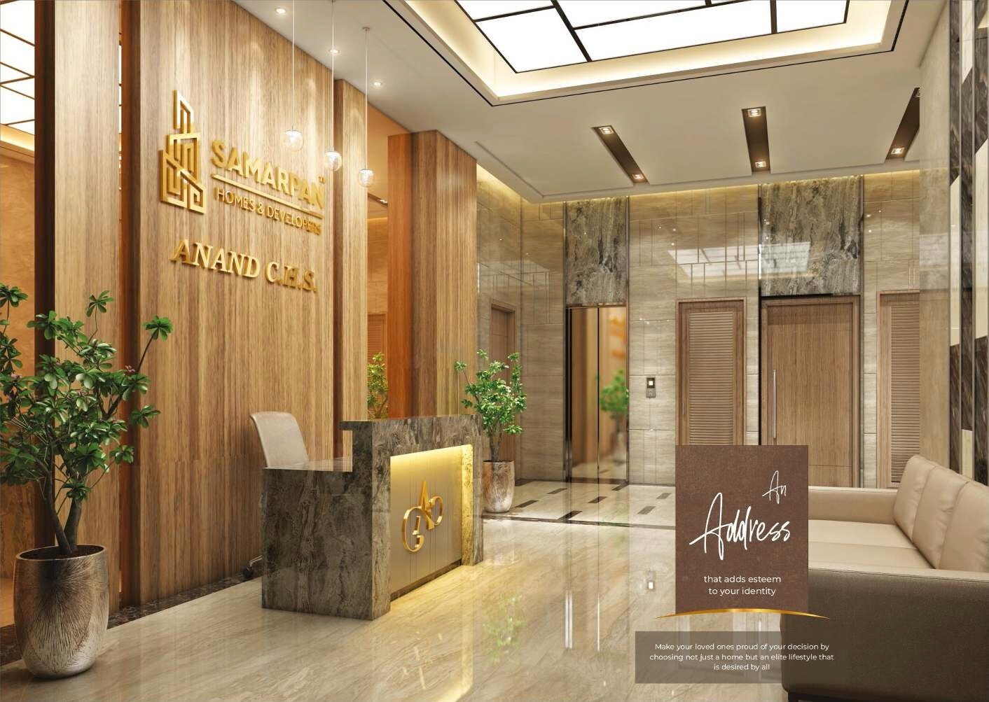Samarpan Anand CHS Lift Lobby Image
