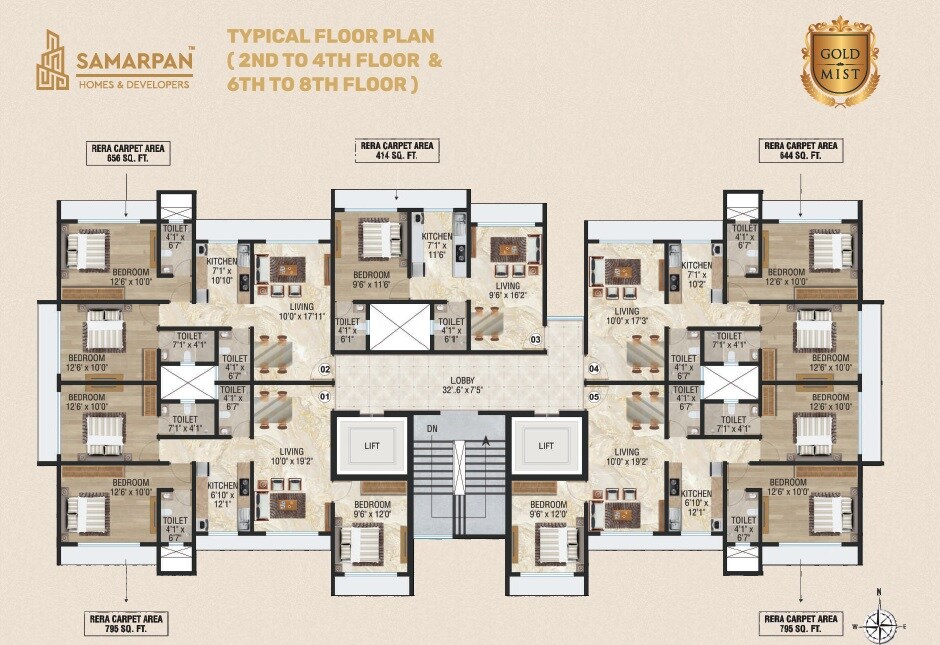 Samarpan Goldmist CHSL Floor Plans 1