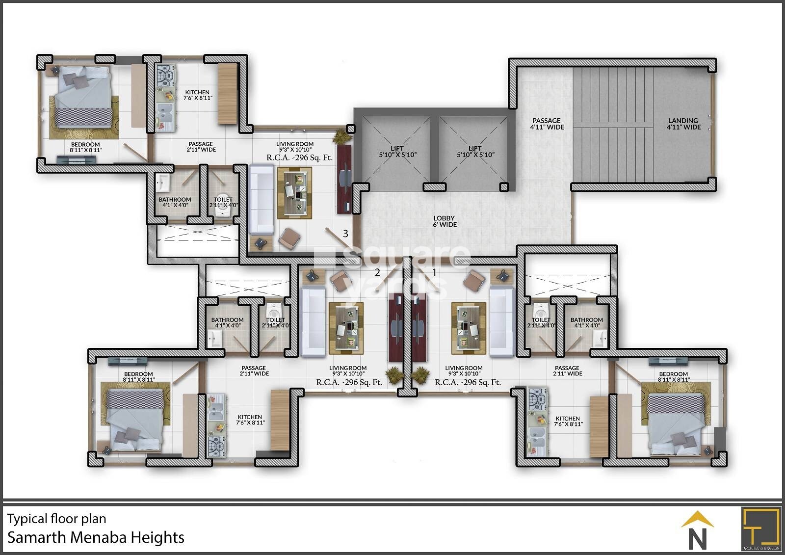 Samarth Menaba Heights Floor Plans