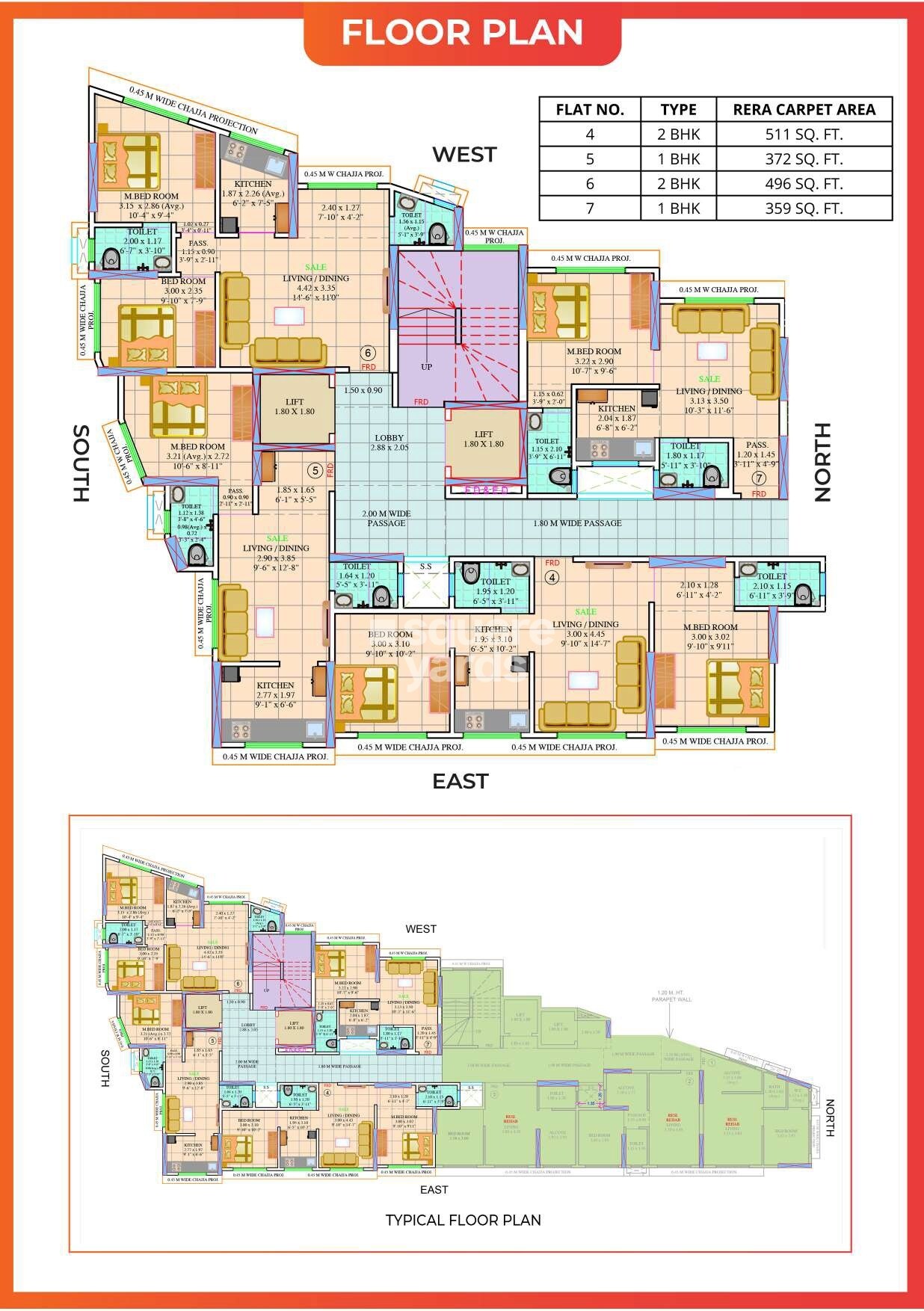 Samarth Reva Floor Plans