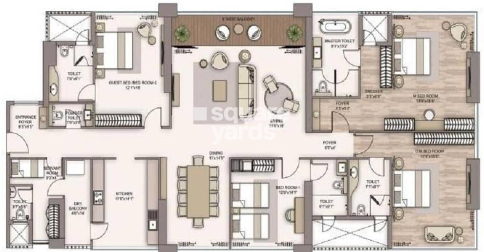 Samartha Heights Floor Plans