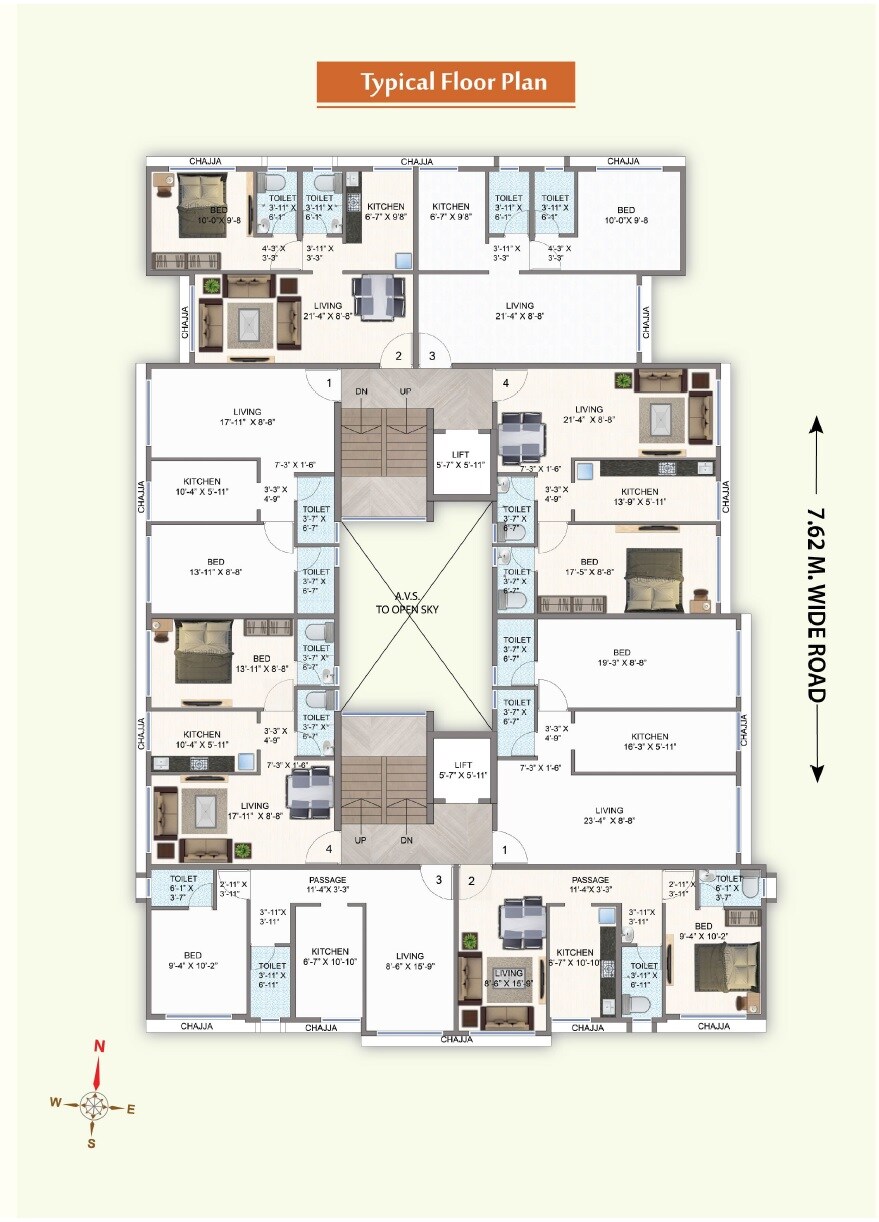 Samcon Jyot Residency Floor Plans