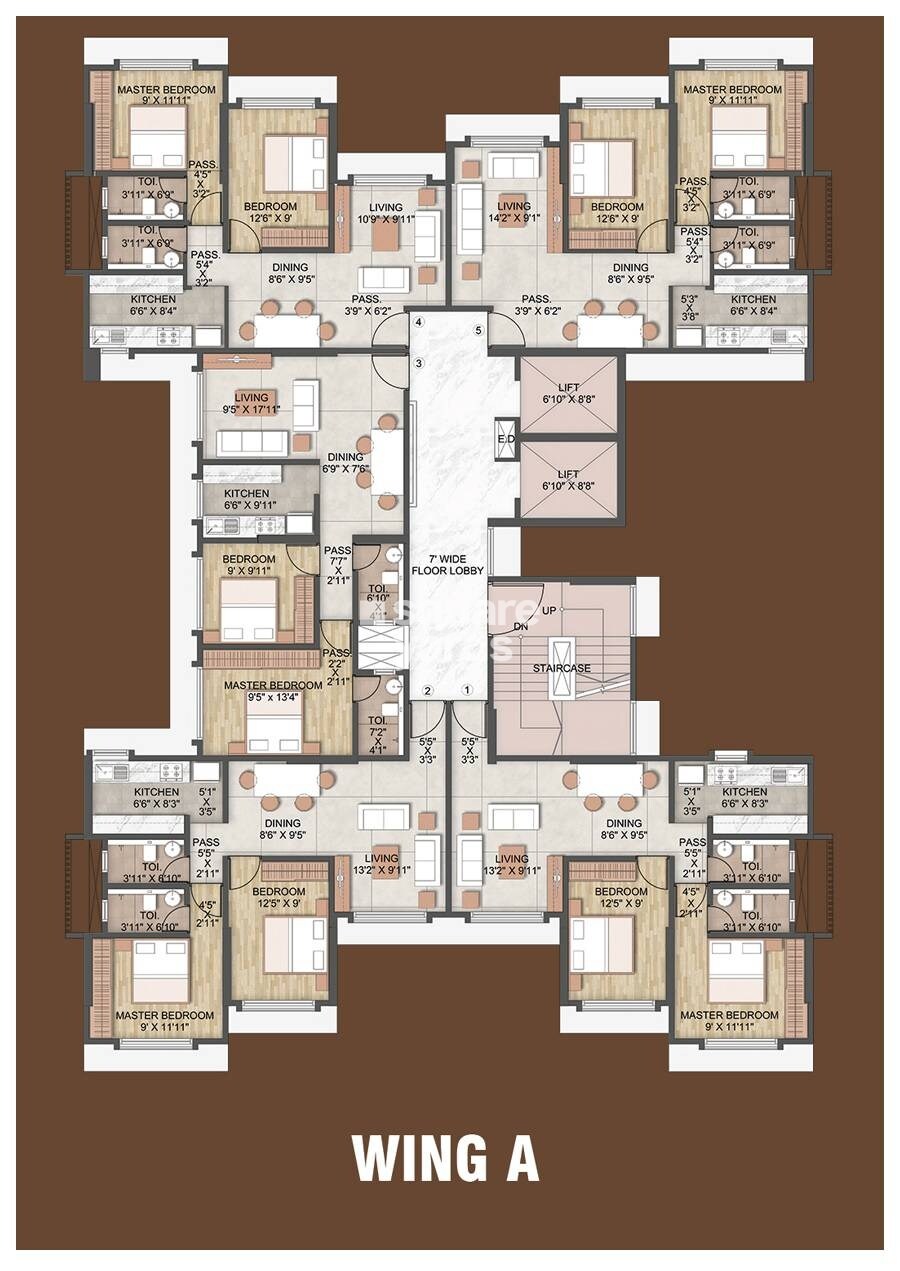 Sandhya Eve Horizon Floor Plans