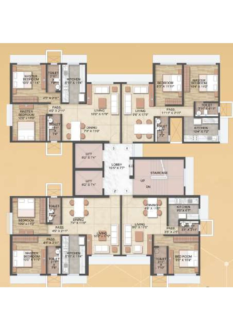 Sandhya Jeevan Mangal CHS Floor Plans