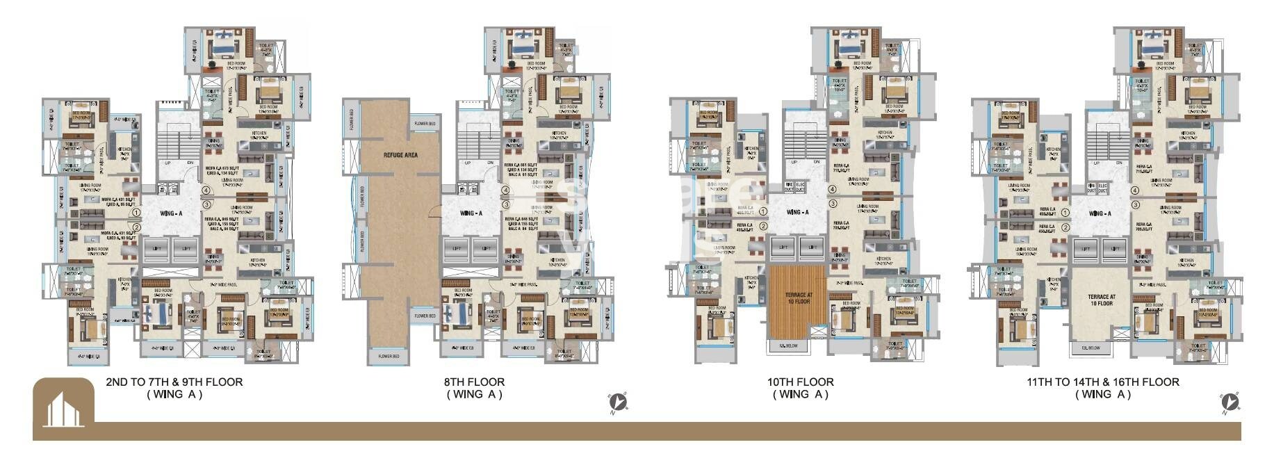 Sangam Charkop Akash Kiran CHS Floor Plans 1