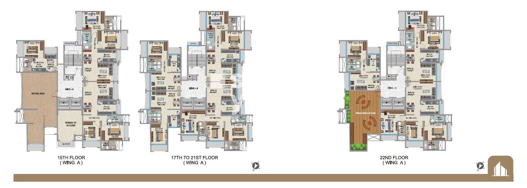 Sangam Charkop Akash Kiran CHS Floor Plans 2