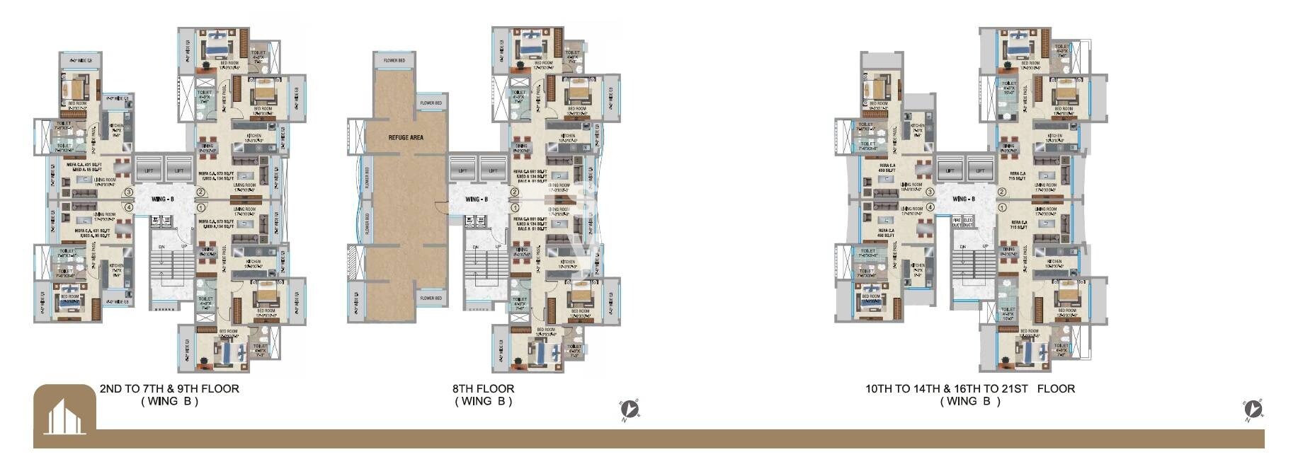 Sangam Charkop Akash Kiran CHS Floor Plans 3