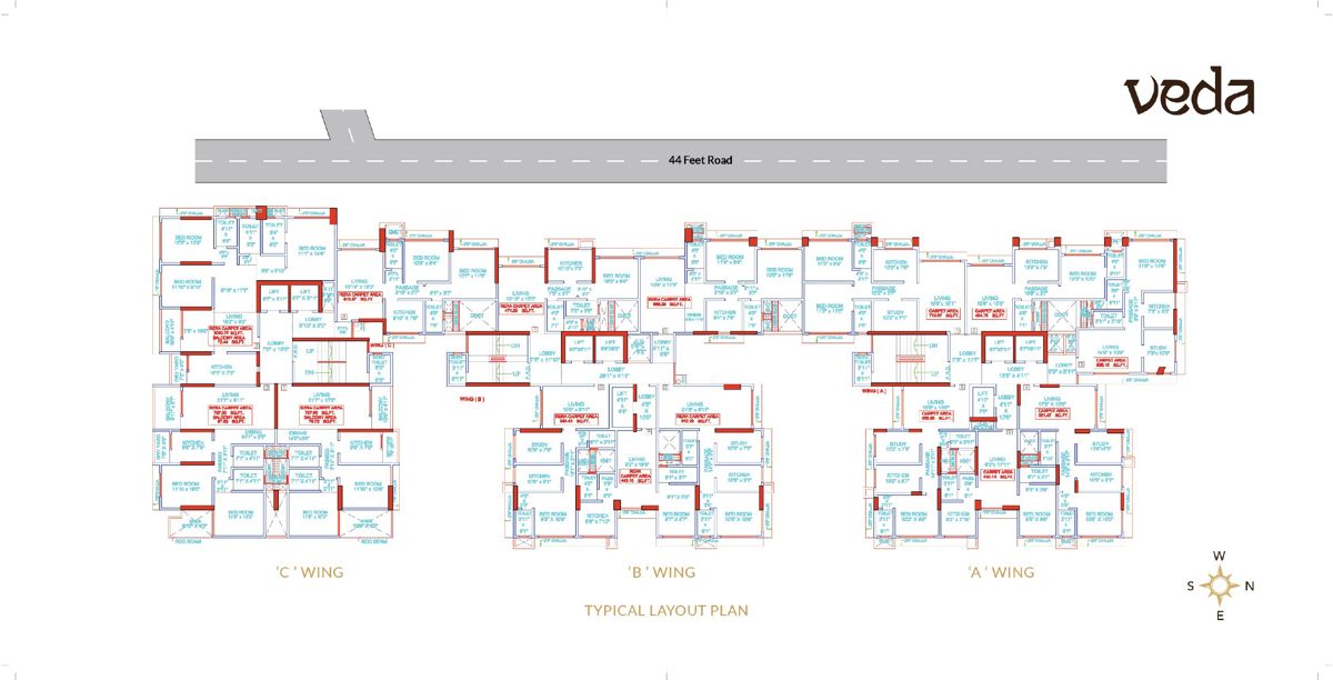 Sangam Veda Floor Plans 1