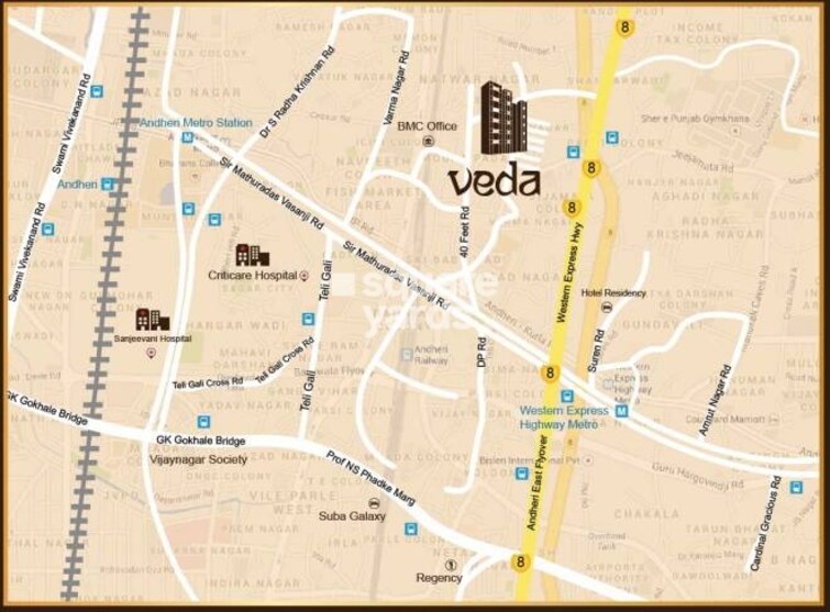 Sangam Veda Location Image