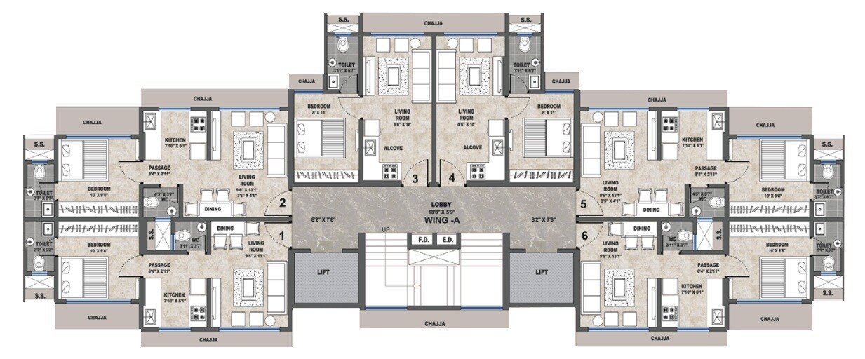 Sanghvi Edge Floor Plans 2