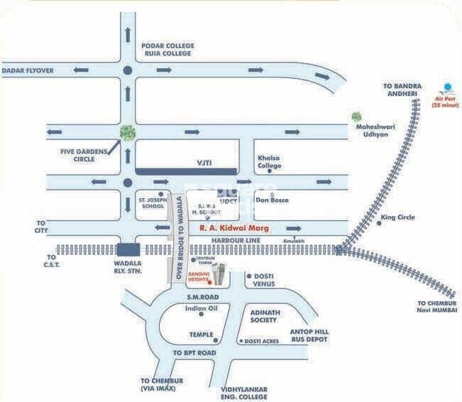 Sanghvi Heights Phase 2 Location Image