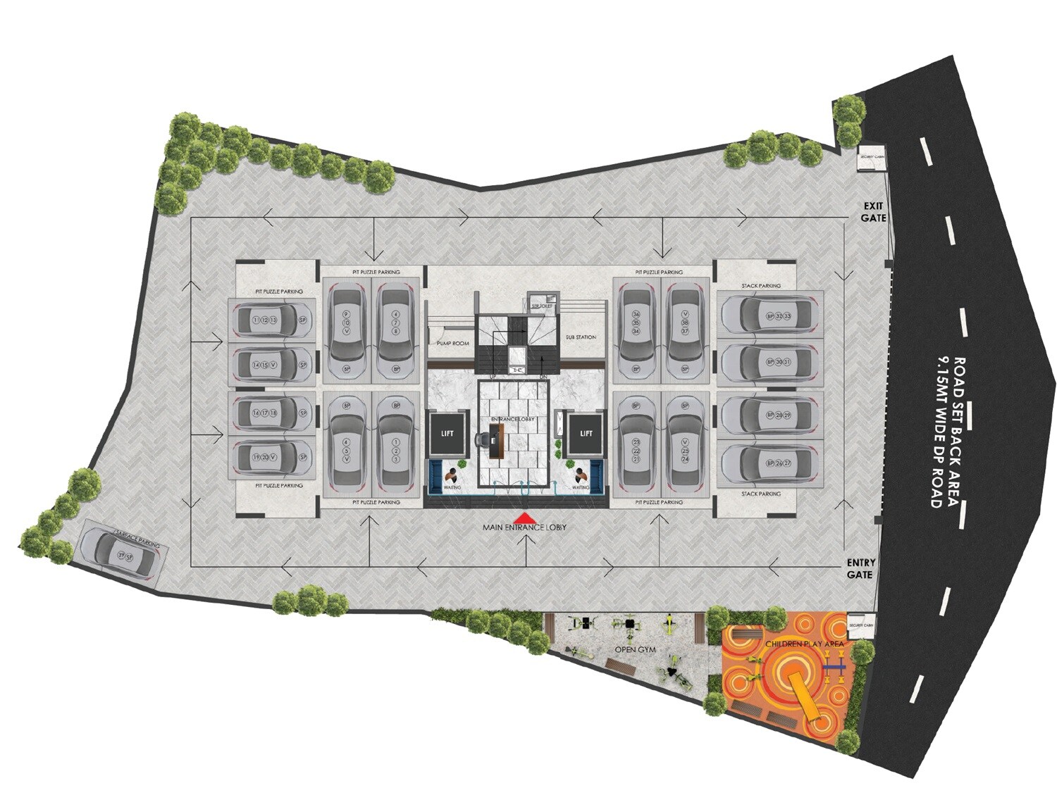 Sanghvi Palazzo Master Plan 1