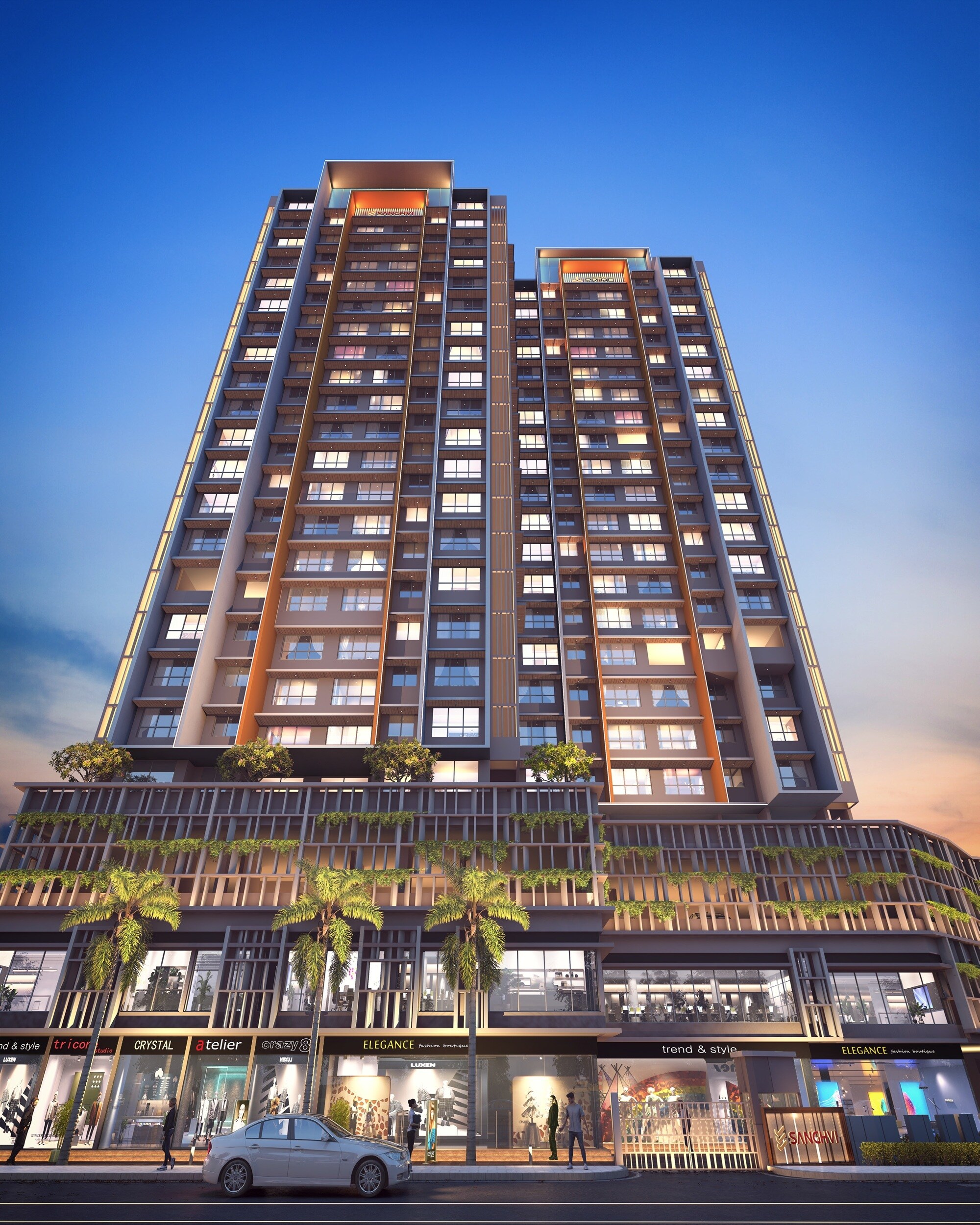 Sanghvi Pride Apartment Exteriors 2